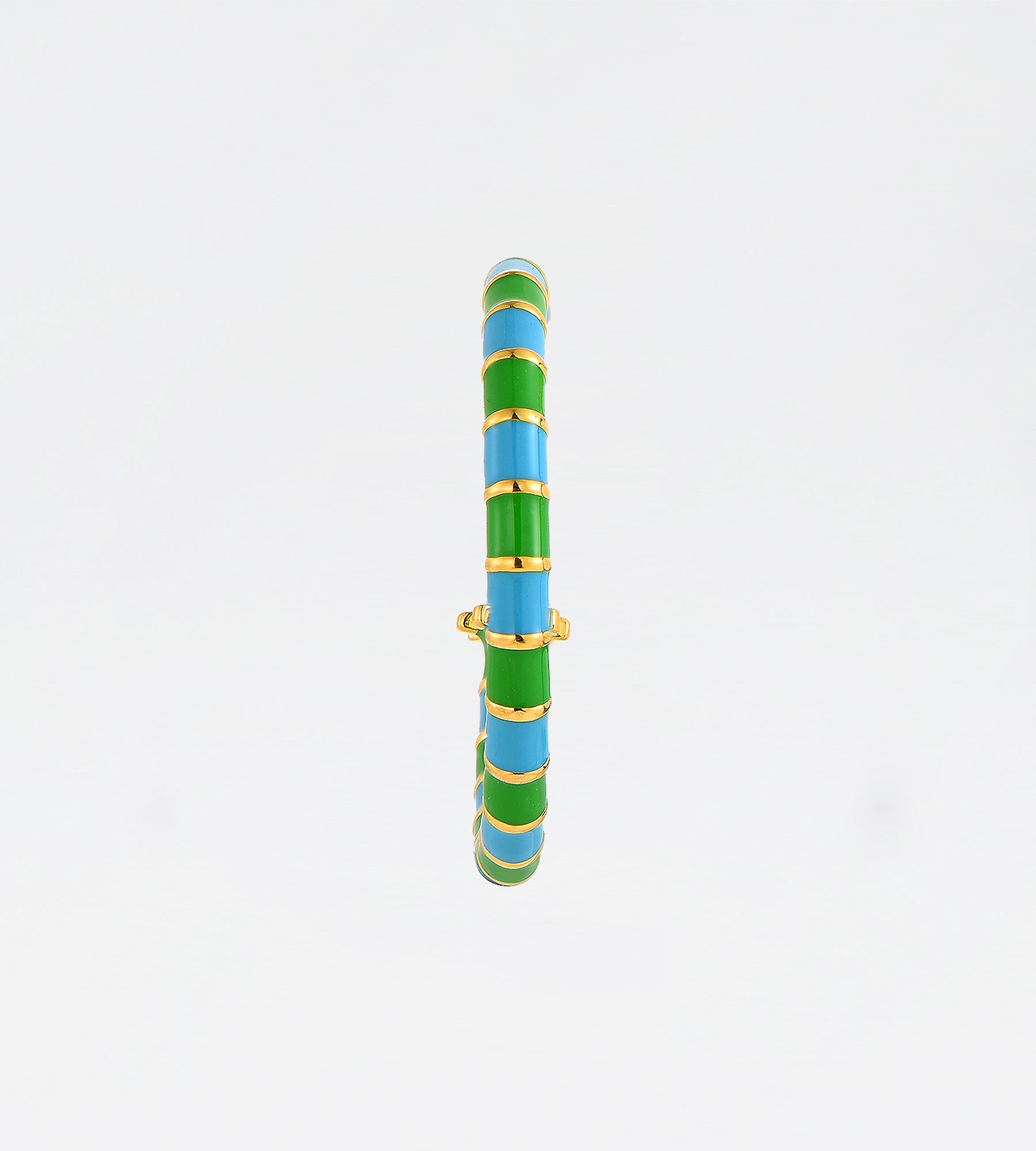 GOLD GREEN & CELESTE EARRING