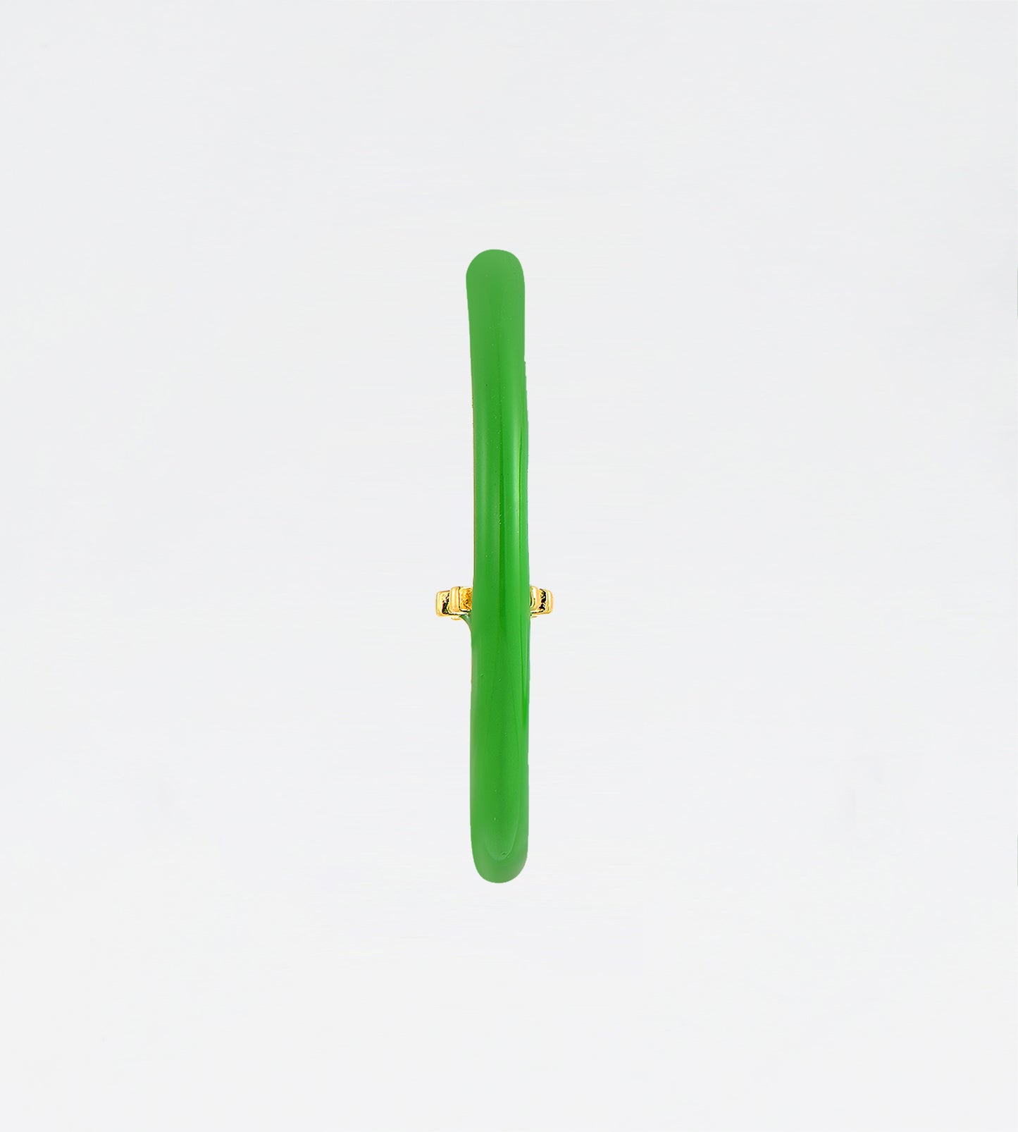 GOLD GREEN EARRING