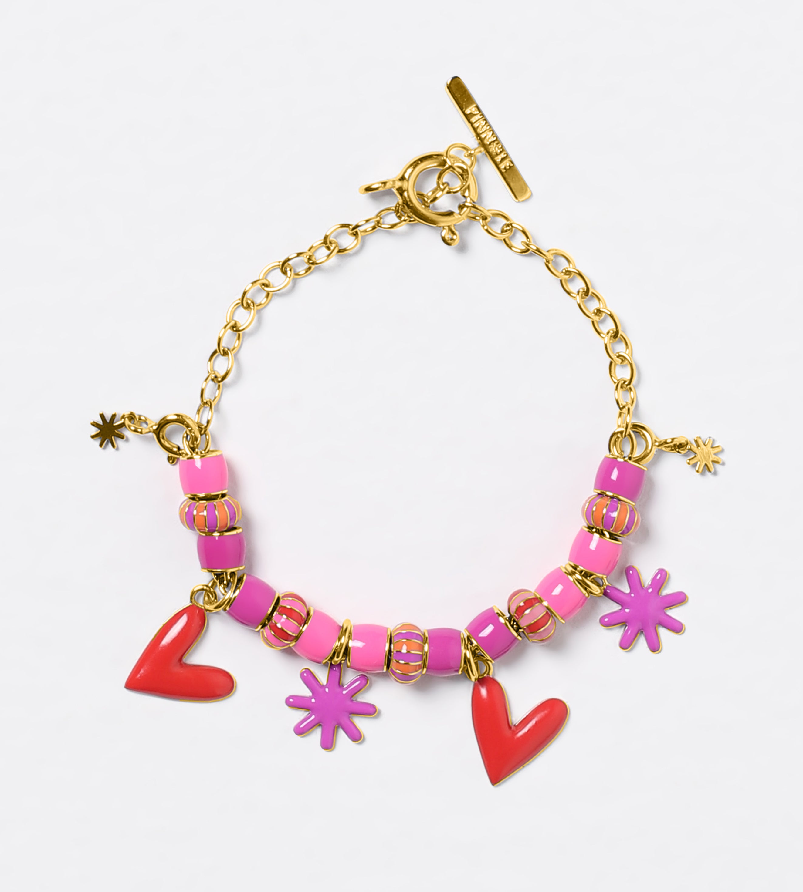 GOLD IT'S ALL LOVE & GAMES BRACELET