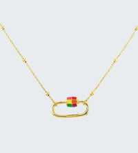 GOLD MOSAICO NECKLACE