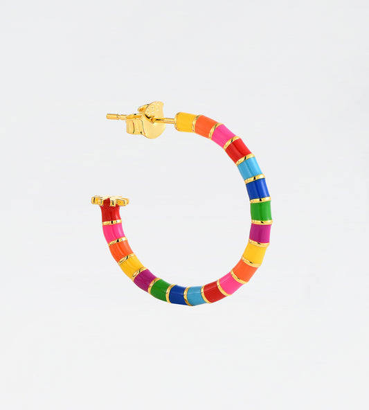 GOLD RAINBOW EARRING