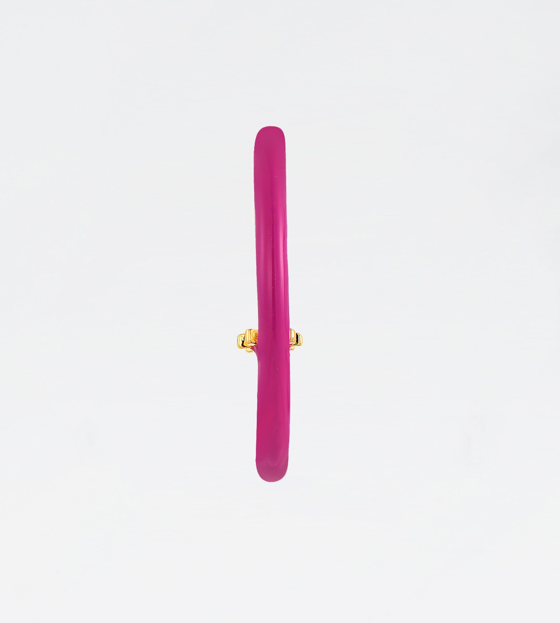 GOLD PURPLE EARRING