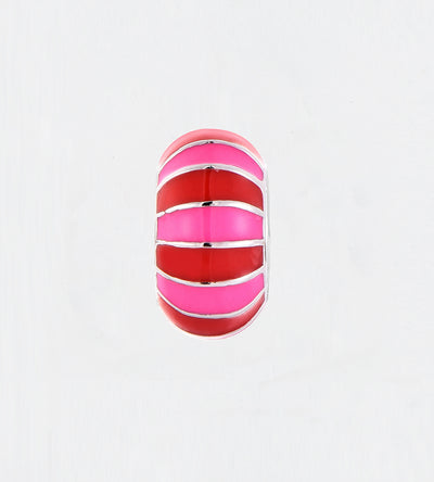 PINK & RED STRIPED CAPSULE