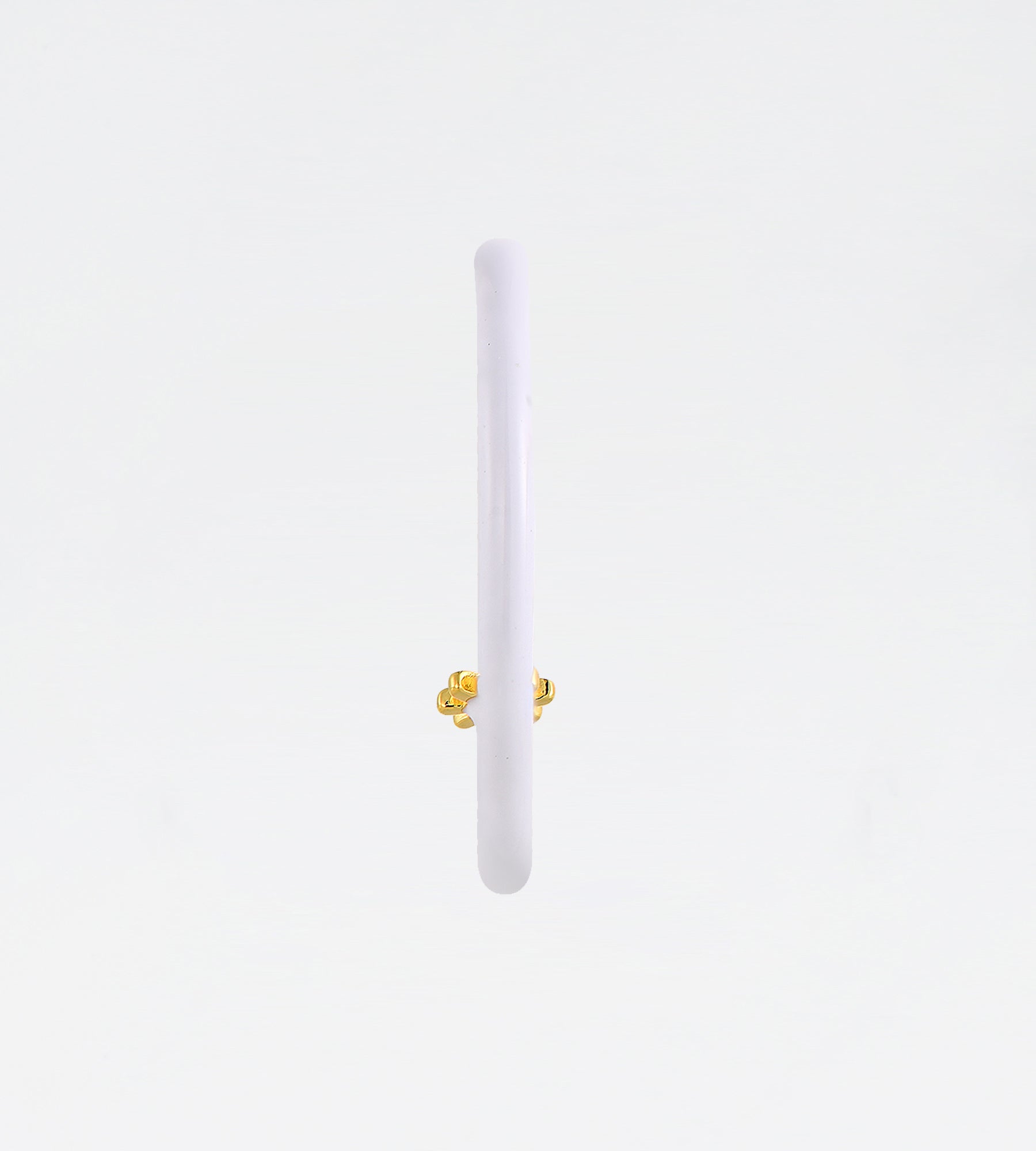 GOLD WHITE EARRING