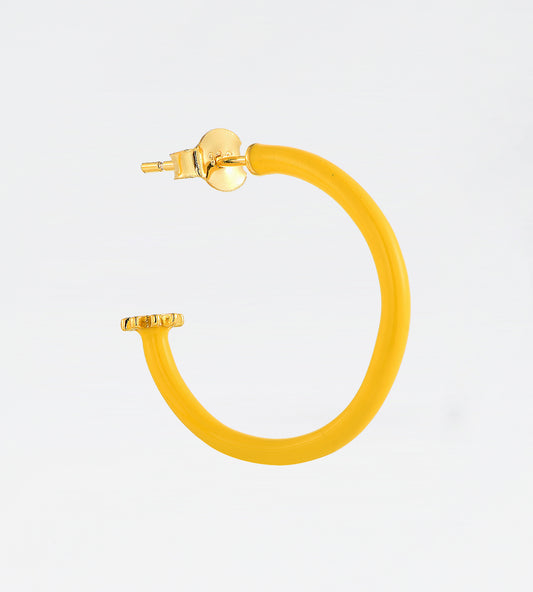 GOLD YELLOW EARRING